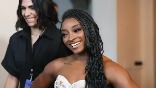 Simone Biles apologizes for heated exchange with Riley Gaines over trans athlete participation