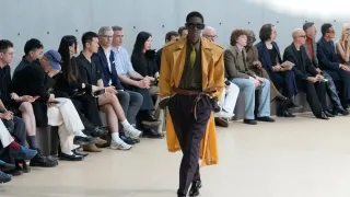 Secrets and longing surface as Saint Laurent menswear parades at Pinault’s art palace