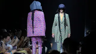 Rei Kawakubo redefines men's suits with radical designs at Paris Fashion Week