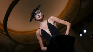 Armani couture channels black as maestro misses Paris bow for 1st time, days from 91st birthday